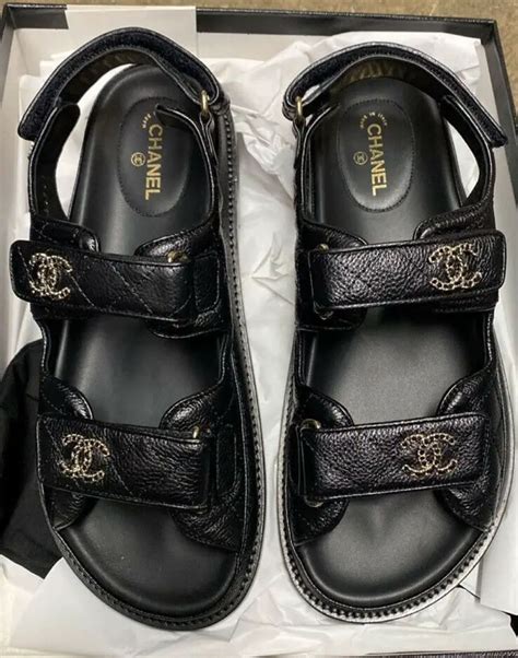 chanel sandals dupe dhgate|chanel dupe leather.